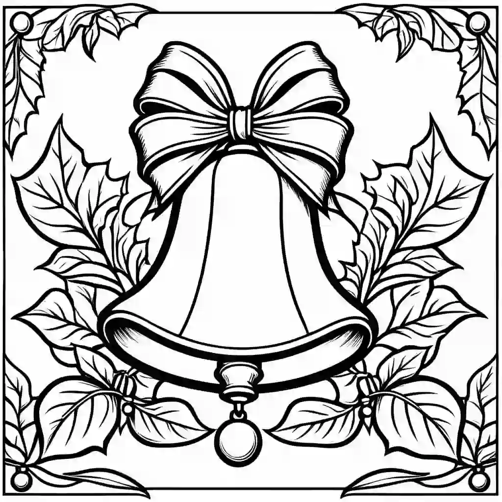 Holiday Bells coloring pages
